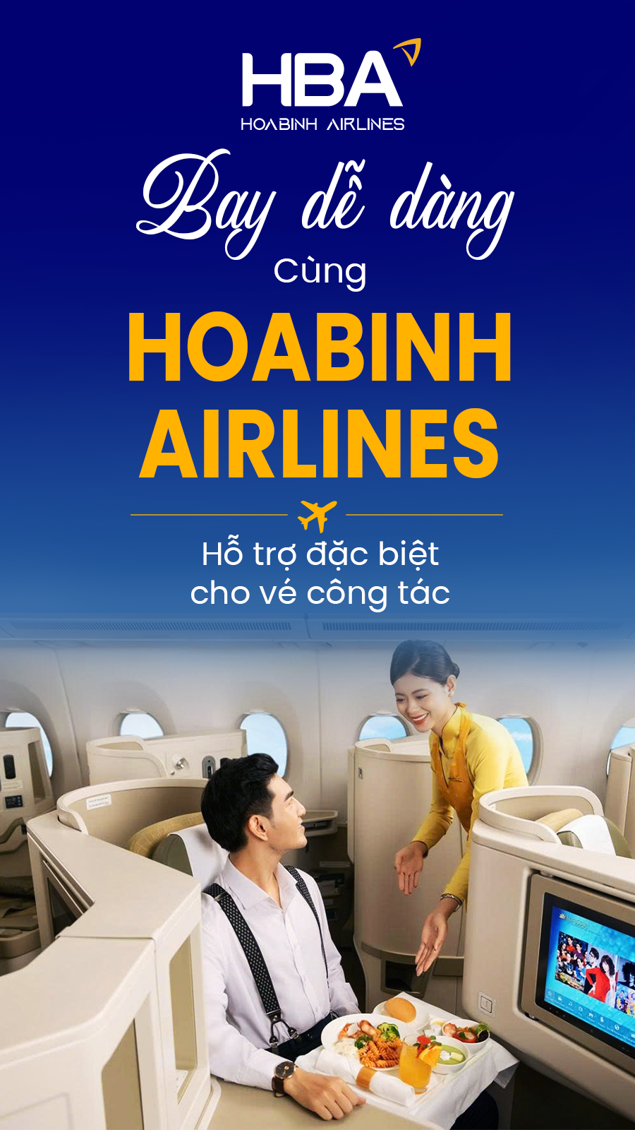 Tuyển đại lý F2 của HoaBinh Airlines